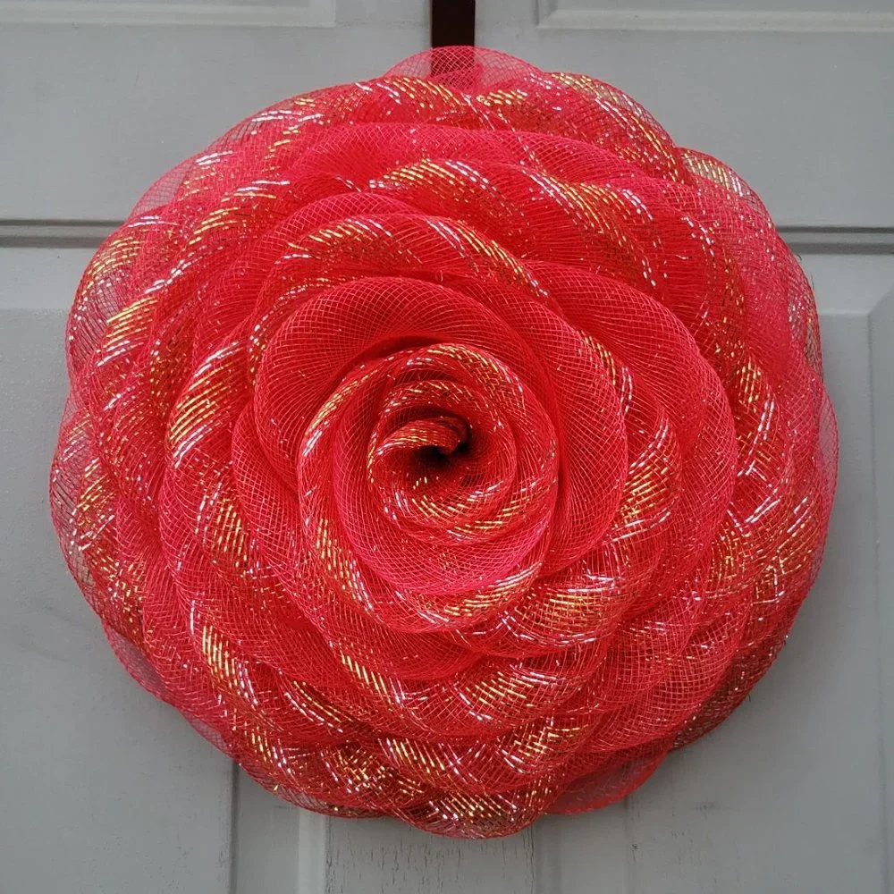 Red ROSE WALL ART - Picture 1 of 5